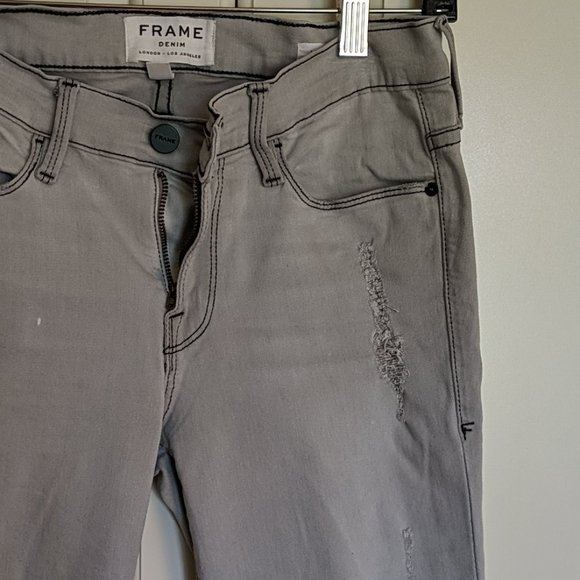 FRAME Le Skinny de Jeanne gray jeans 27